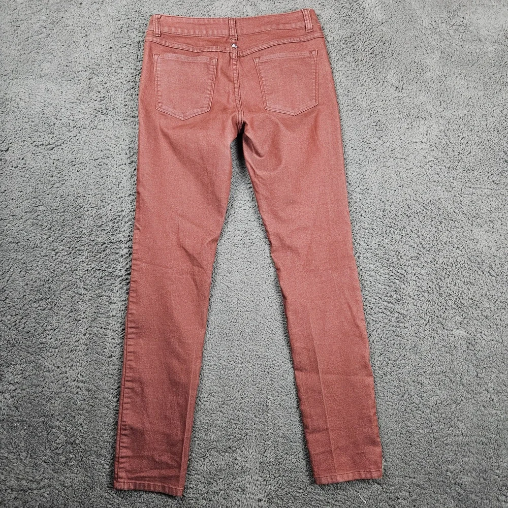 Prana Jeans Womens 6 Skinny Reddish Brown‎ Denim